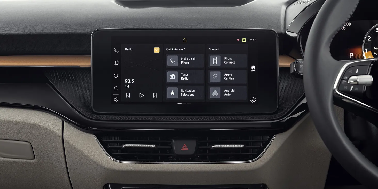 25.4cm Infotainment System with Skoda Play Apps