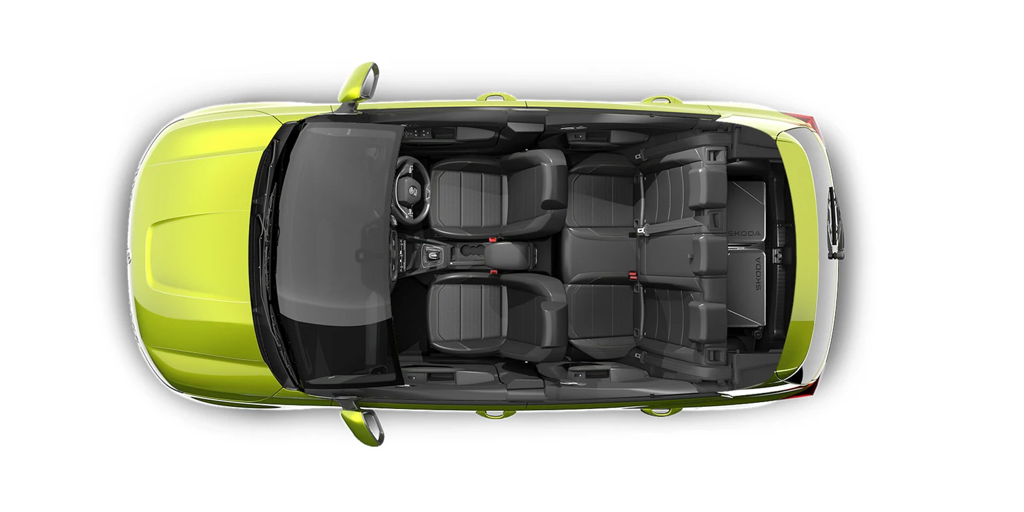 When the rear-seat backrests remain upright, there is 446 litres of luggage space up to five passengers.