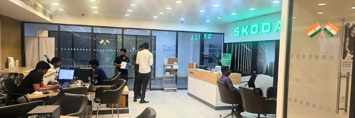 Gurudev Škoda authorised service centre at Guindy Industrial Estate, Chennai