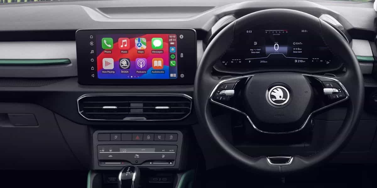 Škoda Kylaq Interior Cabin