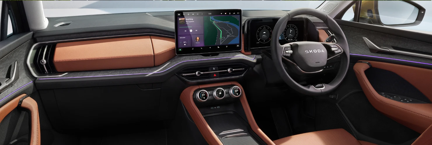 Škoda Kodiaq Connectivity — Touchscreen & Virtual Cockpit