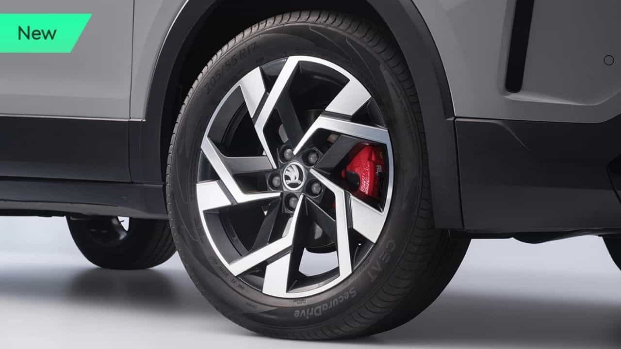 Škoda Kushaq Alloy Wheels Red Brake Calipers