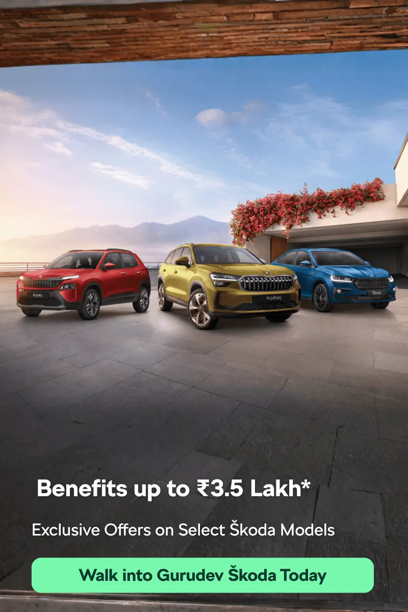Škoda Special Offers and Benefits at Gurudev Škoda Chennai