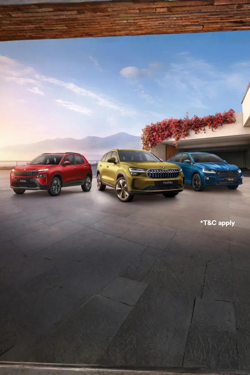 Current Skoda offers and discounts on Kylaq, Kushaq, Slavia and Kodiaq at Gurudev Motors, authorised Skoda dealer in Chennai