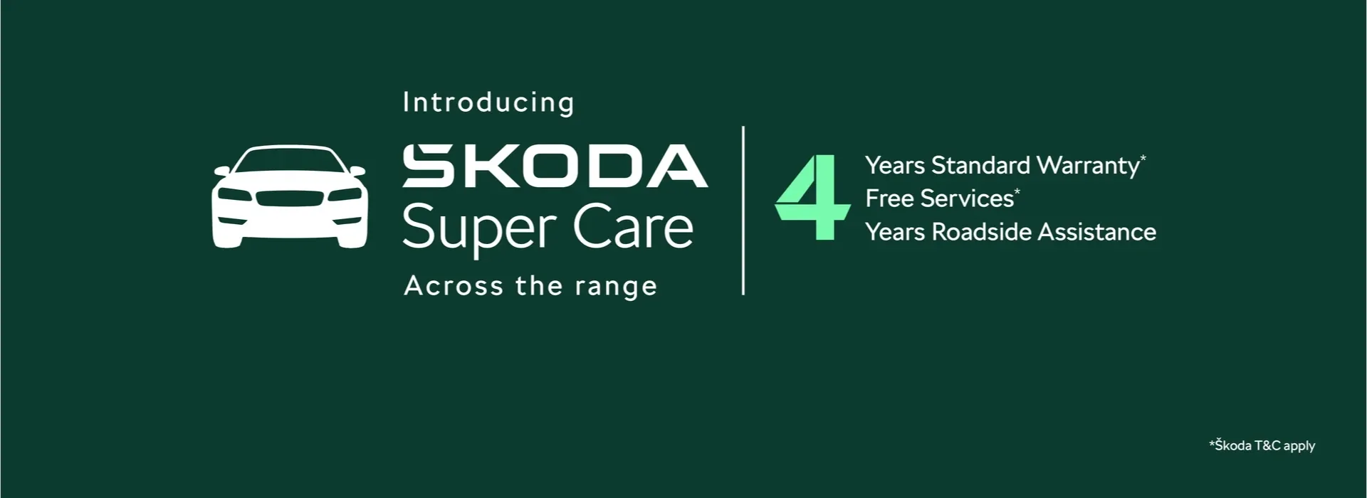 Škoda SuperCare extended warranty and service plan available at Gurudev Motors Chennai — peace-of-mind ownership for your Škoda