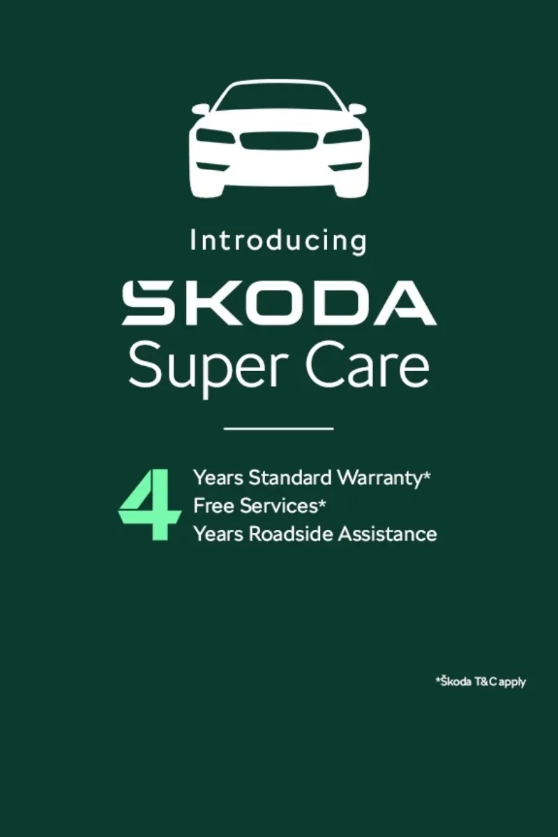 Škoda SuperCare extended warranty and service plan available at Gurudev Motors Chennai — peace-of-mind ownership for your Škoda