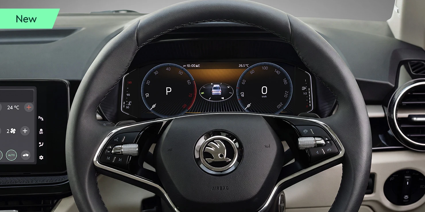 Škoda Slavia Intuitive Interior Design